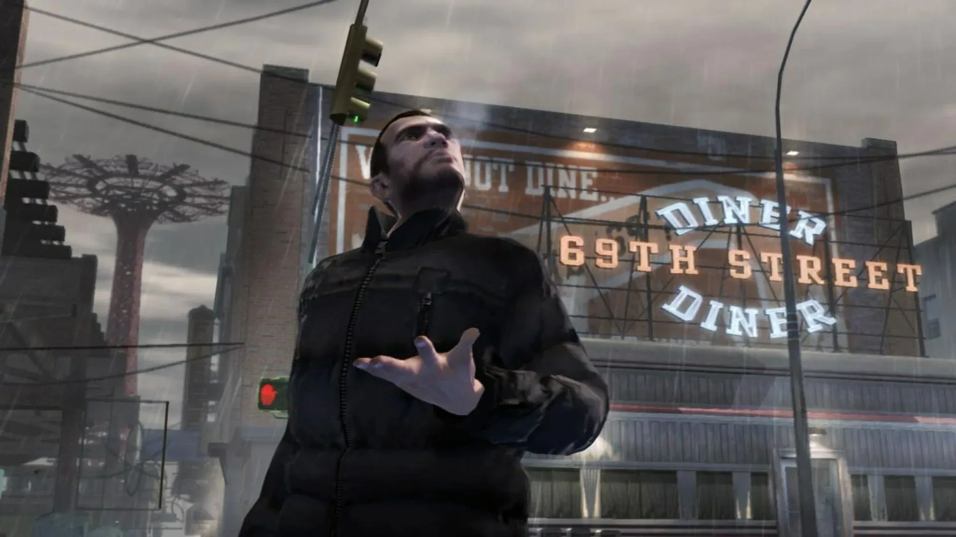 Grand Theft Auto IV city scene representing the game’s darker, more realistic tone