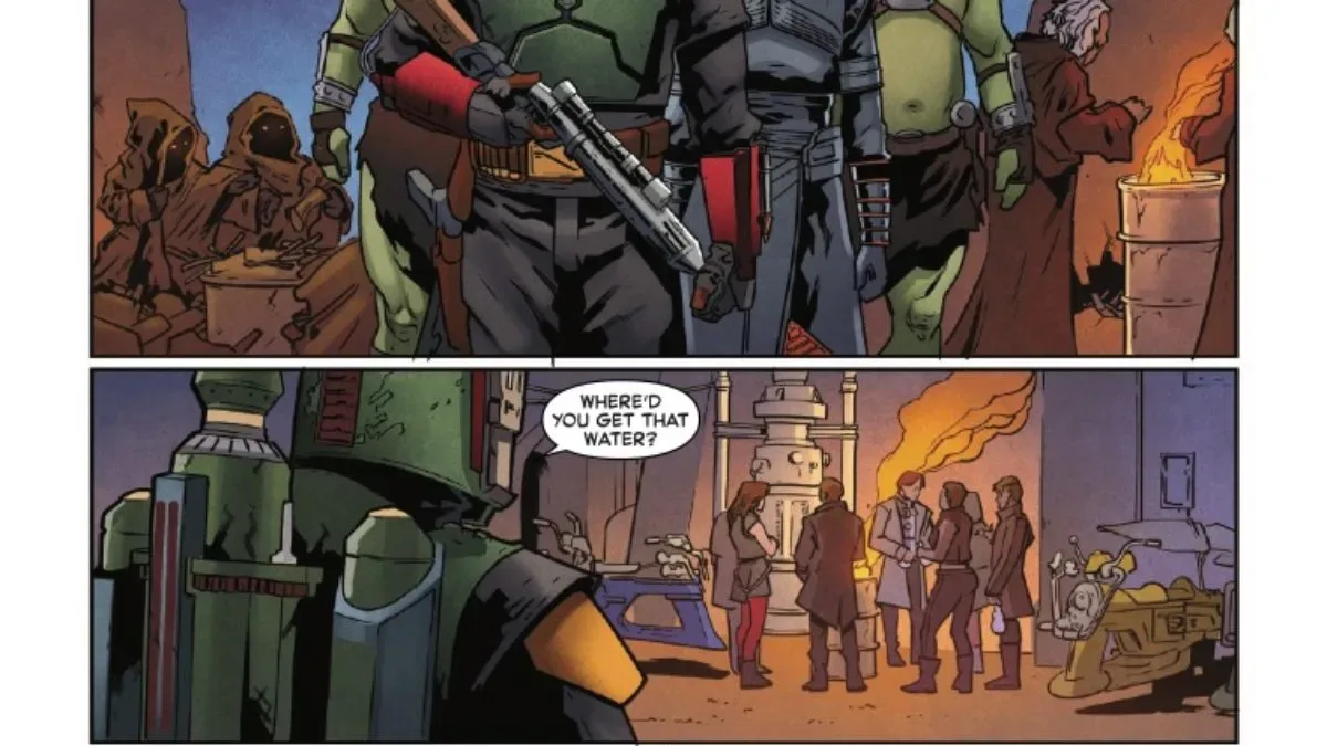 Star Wars: The Book of Boba Fett #3 cover featuring Boba Fett