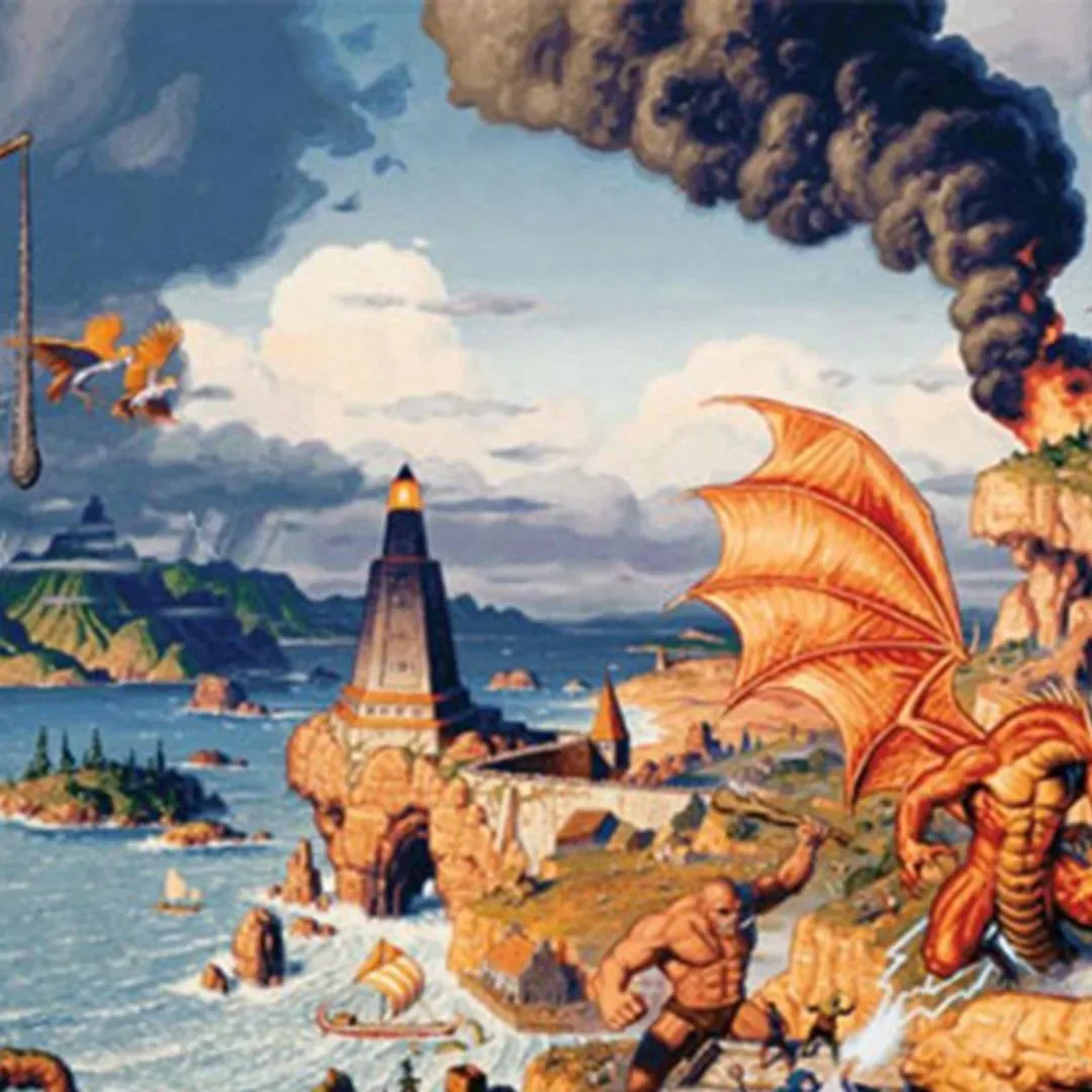 Classic Ultima role-playing game artwork representing the series' potential future