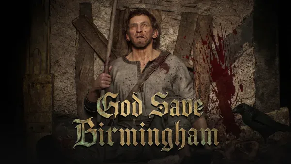 God Save Birmingham zombie survival scene showing a barricaded building