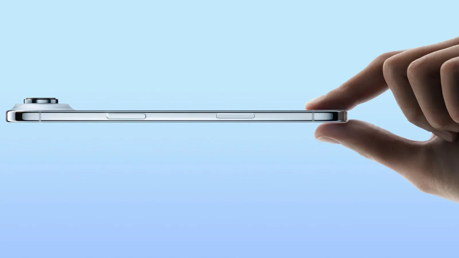 Conceptual comparison of the rumored 5.2mm iPhone Air 2 thickness and the current 5.6mm iPhone Air