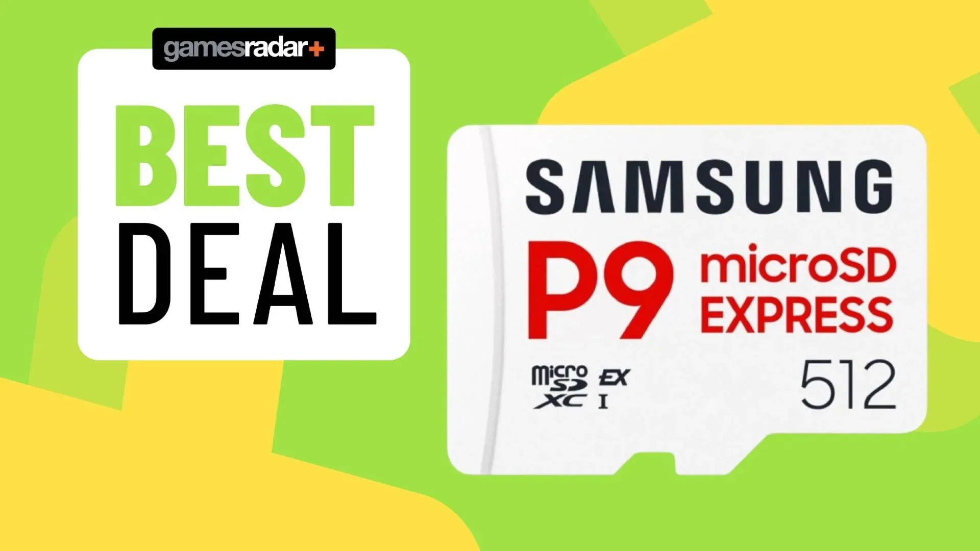 Samsung 512GB P9 microSD Express card for Switch 2 storage