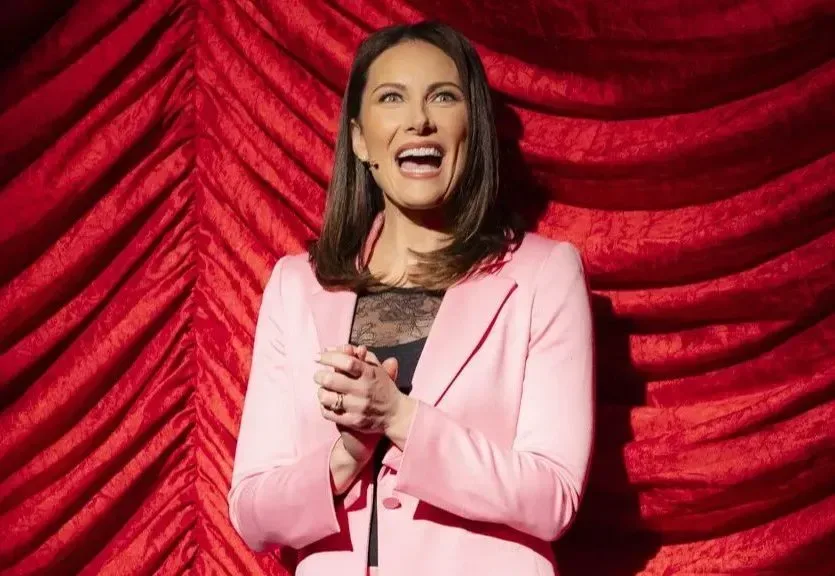 Laura Benanti performing her one-woman comedy and music show Nobody Cares