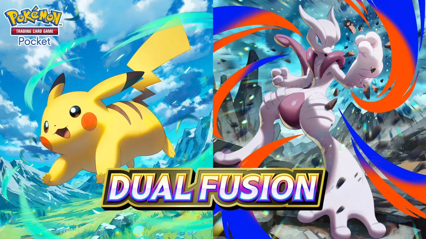 Mega Mewtwo X ex and Mega Greninja ex represent Pokémon TCG Pocket’s Dual Fusion expansion