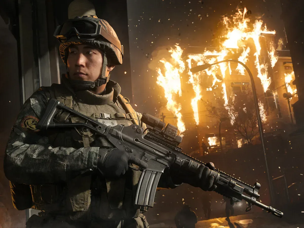 Modern Warfare 4 multiplayer lobby representing the skill-based matchmaking debate