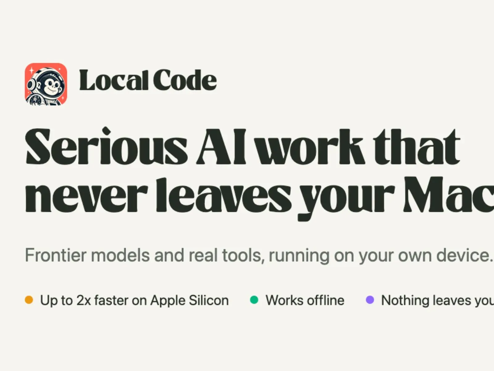 Local Code Brings Free, On-Mac AI Workflows to Mac Users With Qwen and DeepSeek Models