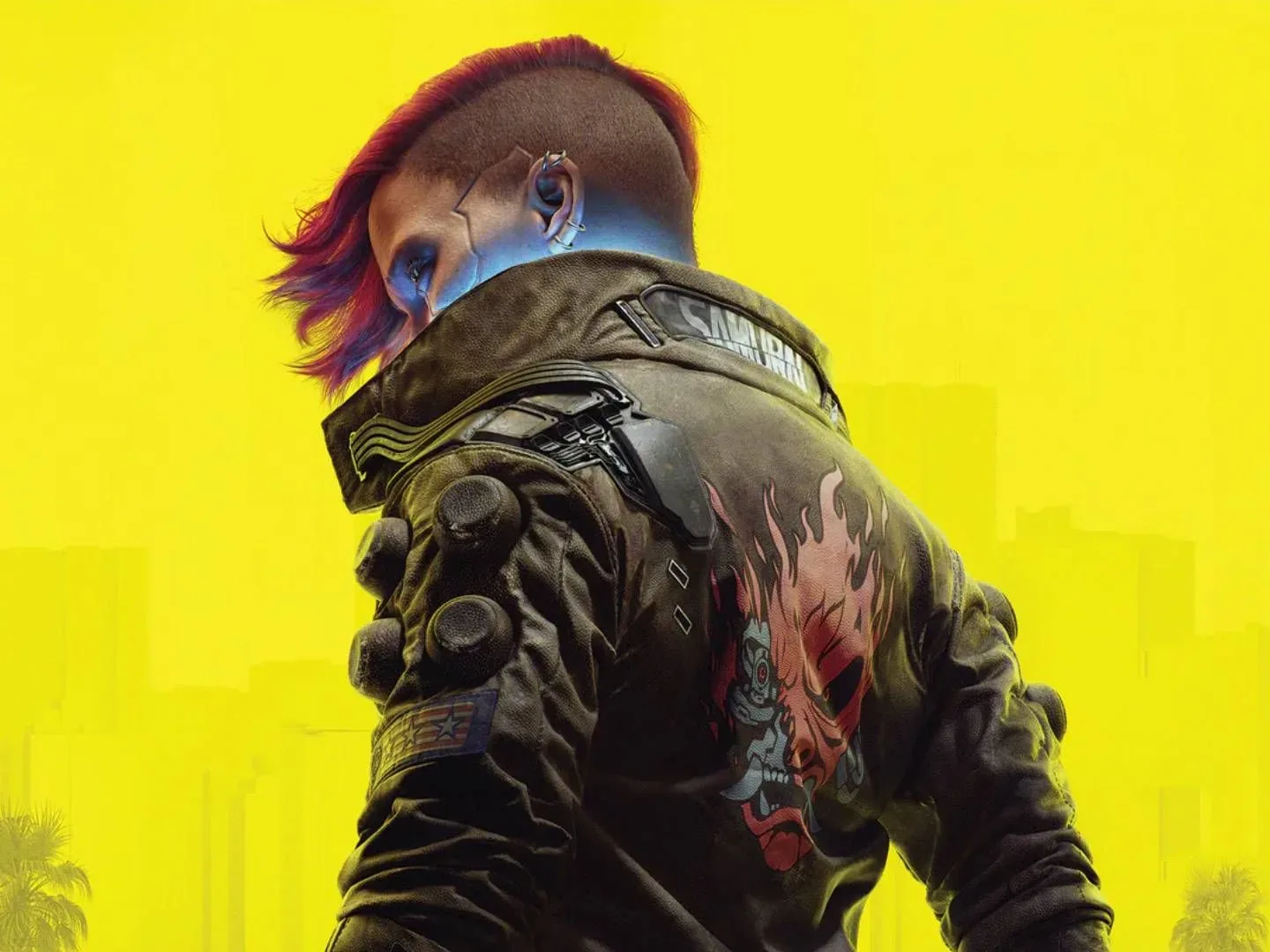 Key art for Cyberpunk 2077.
