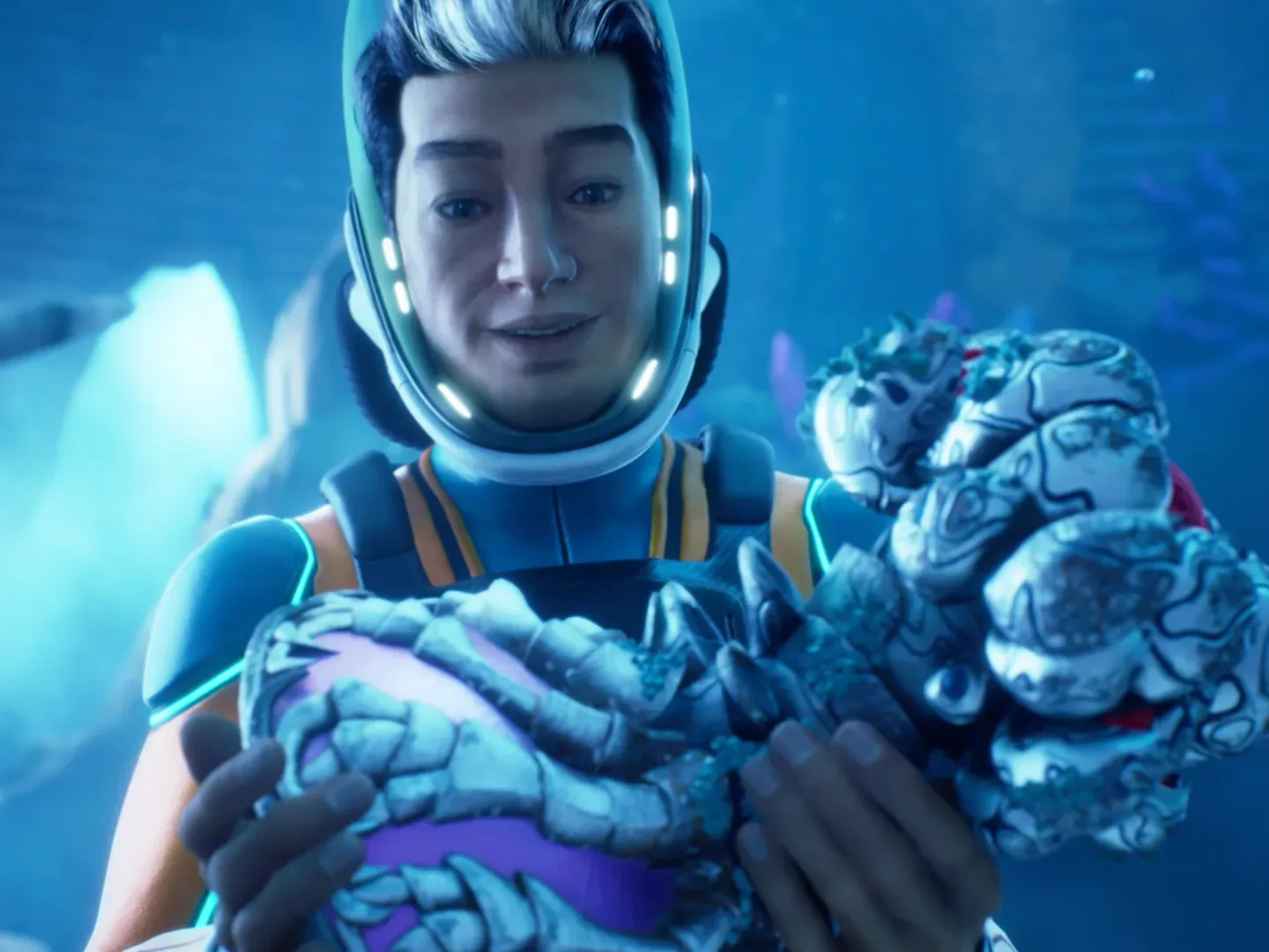 Subnautica 2 underwater scene representing the debate around player-led development