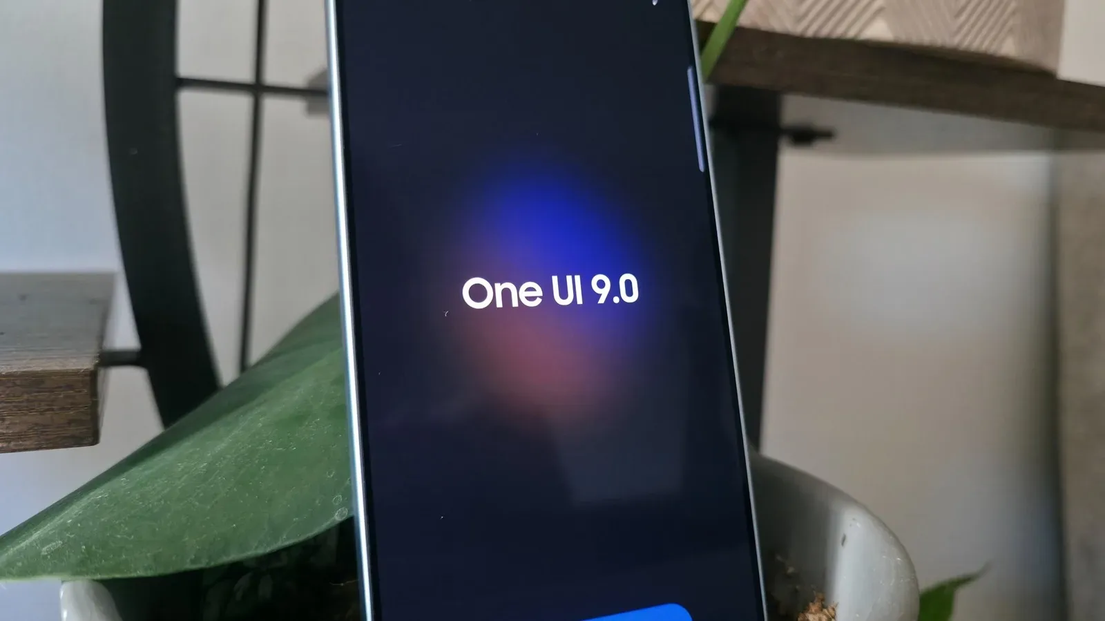 Samsung Galaxy phone showing One UI 9 Quick Panel controls