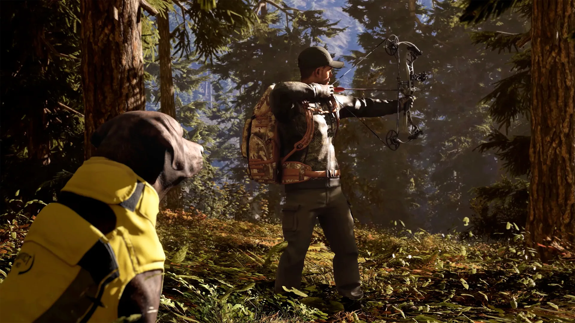 Hunting Simulator 3 player exploring a Colorado-inspired forest