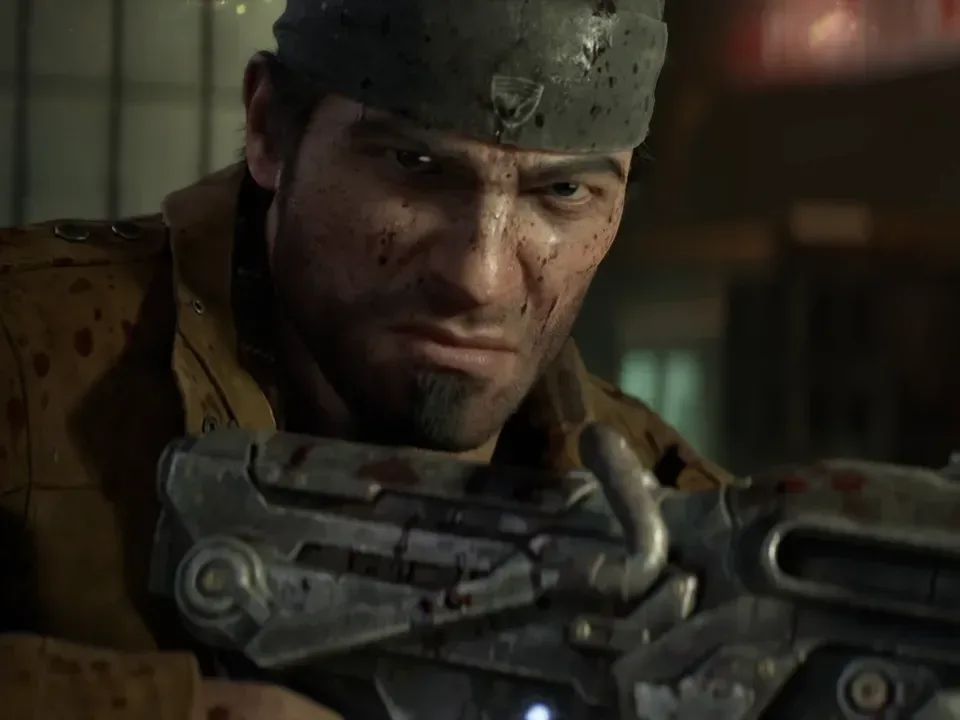 Gears of War: E-Day gameplay scene representing the game’s campaign and multiplayer launch