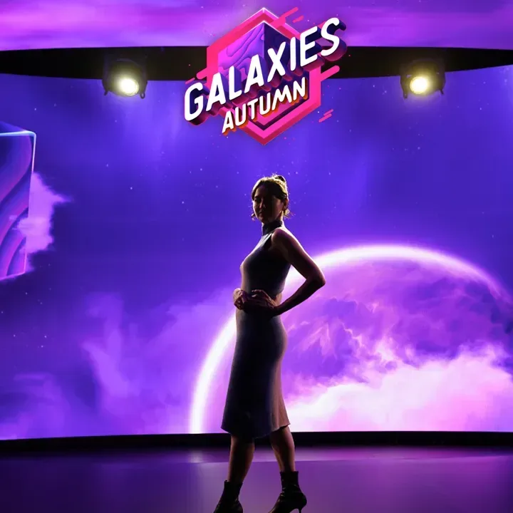 Galaxies Showcase 2026 event graphic with October 15 broadcast date