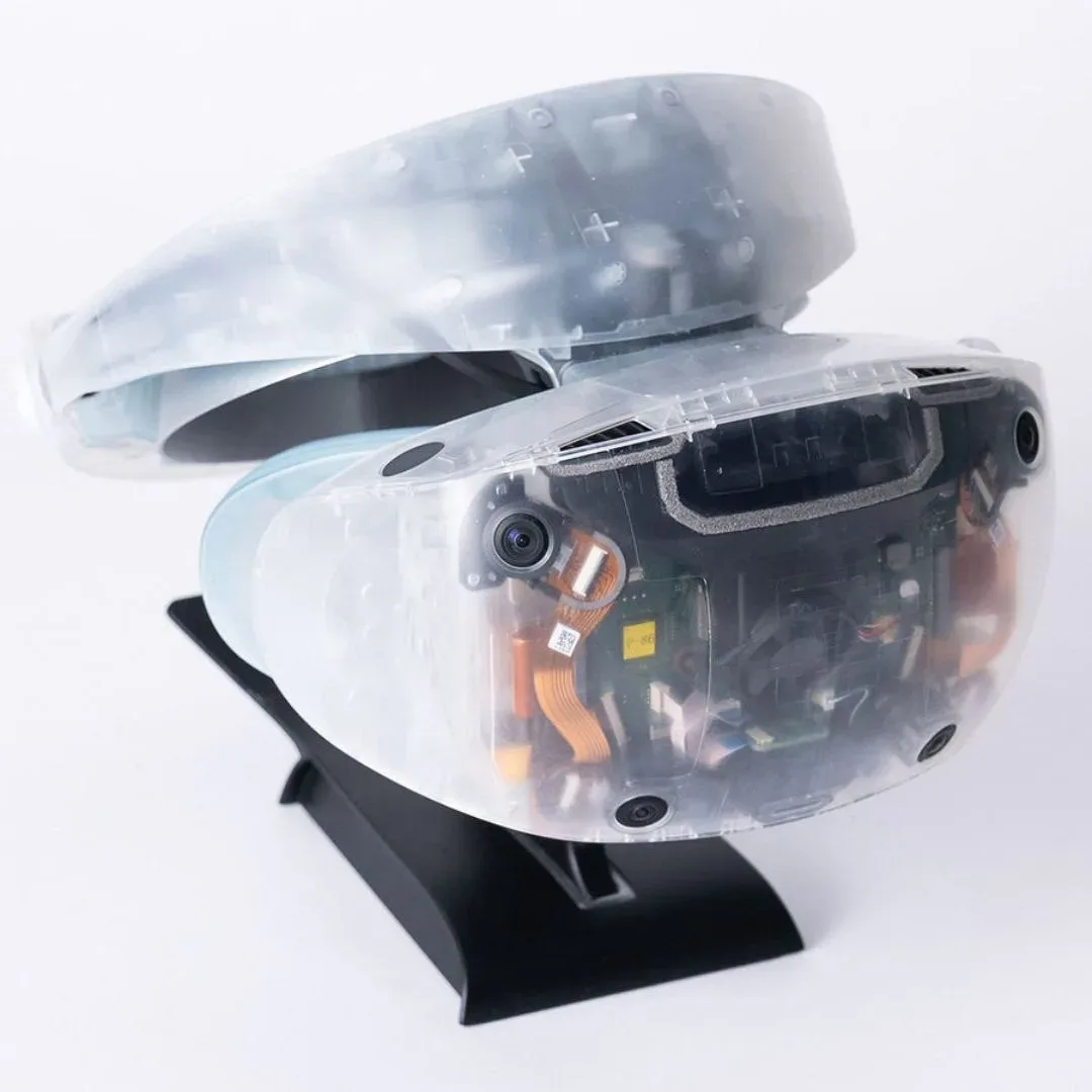 A virtual reality headset representing the changing XR hardware market