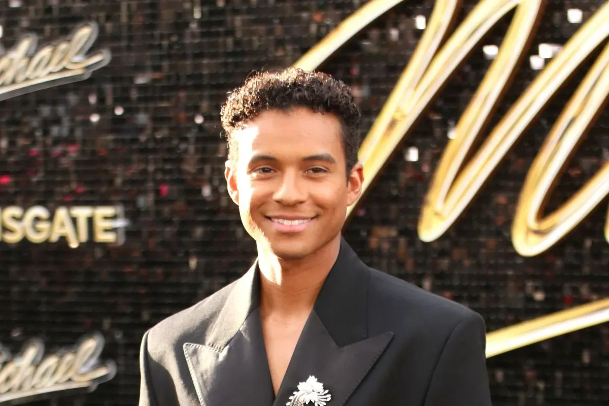 Jaafar Jackson portraying Michael Jackson in the biopic Michael