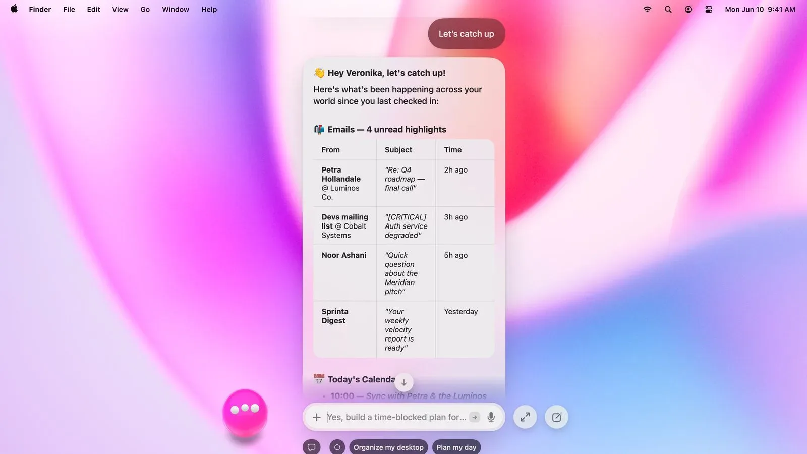 Eney Wand contextual action tool on macOS