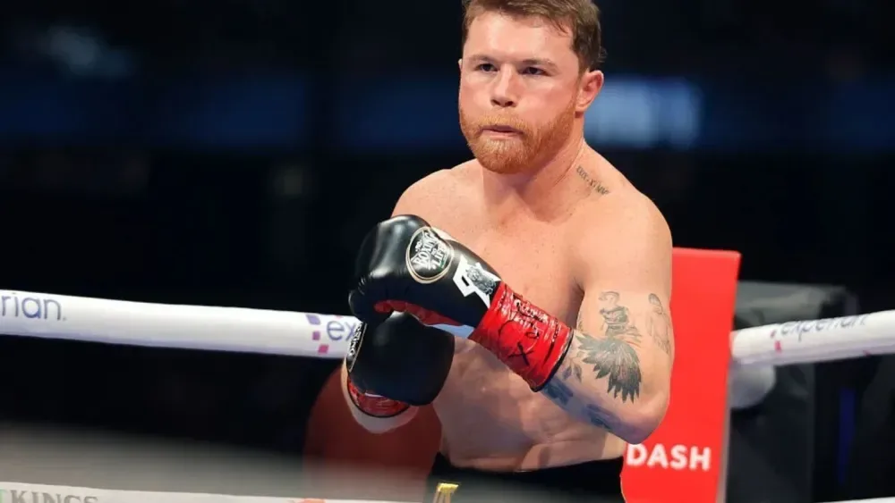 DAZN boxing event card for Canelo Alvarez versus Christian M’billi
