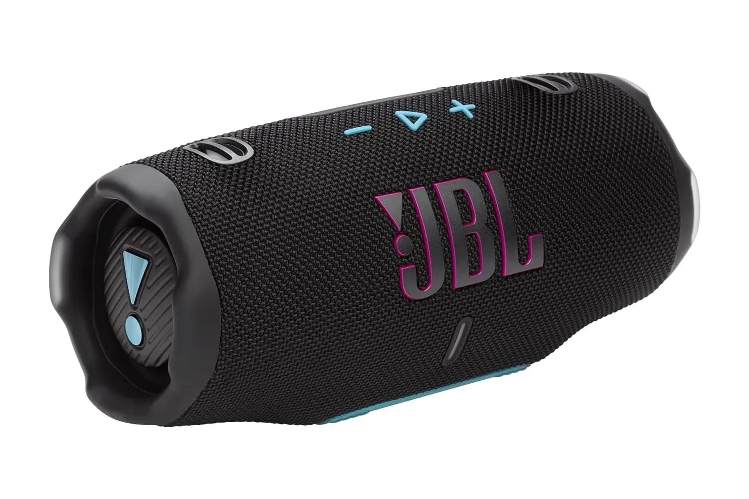 JBL Charge 6 portable Bluetooth speaker with removable carrying strap
