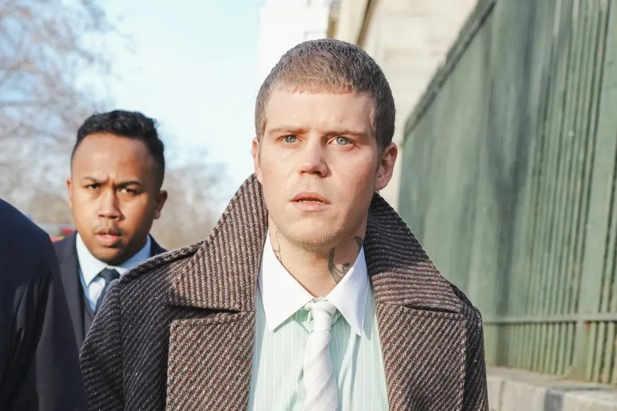 Yung Lean in the “Storm II” visual performance setting