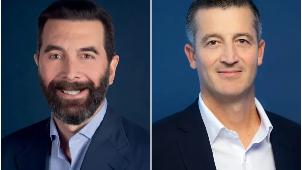 Nicholas Trutanich, incoming Fox general counsel, alongside Adam Ciongoli
