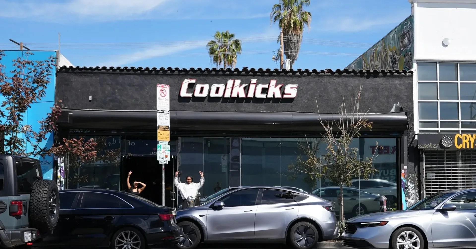 CoolKicks storefront in Los Angeles