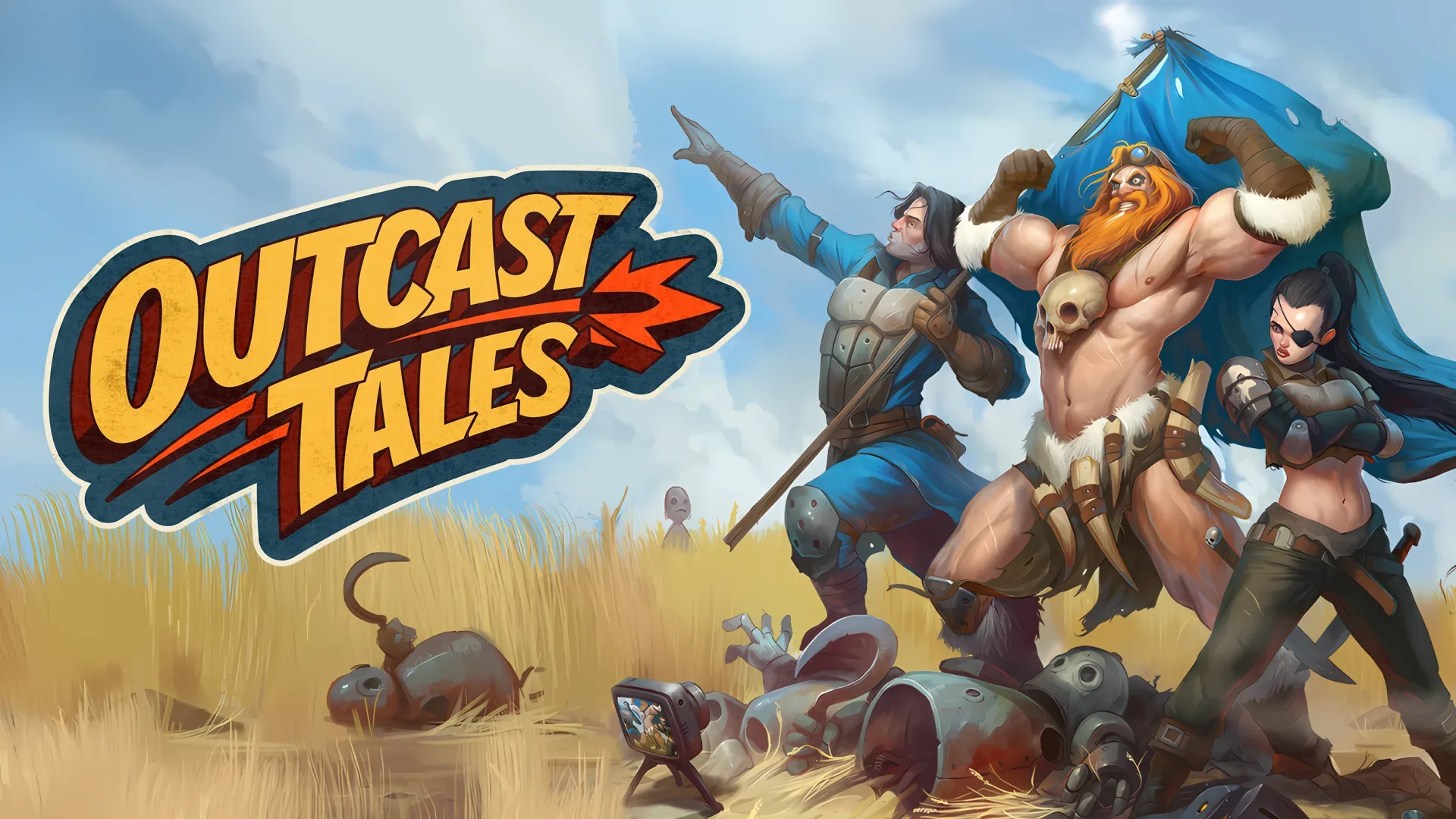Three outcasts face a hostile desert wasteland in Outcast Tales
