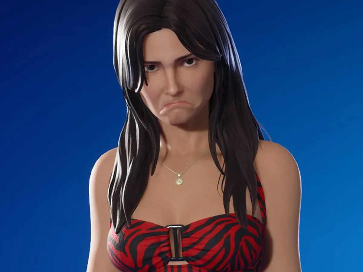 Inde Navarrette participating in the Fortnite Nikki Freeman collaboration reveal
