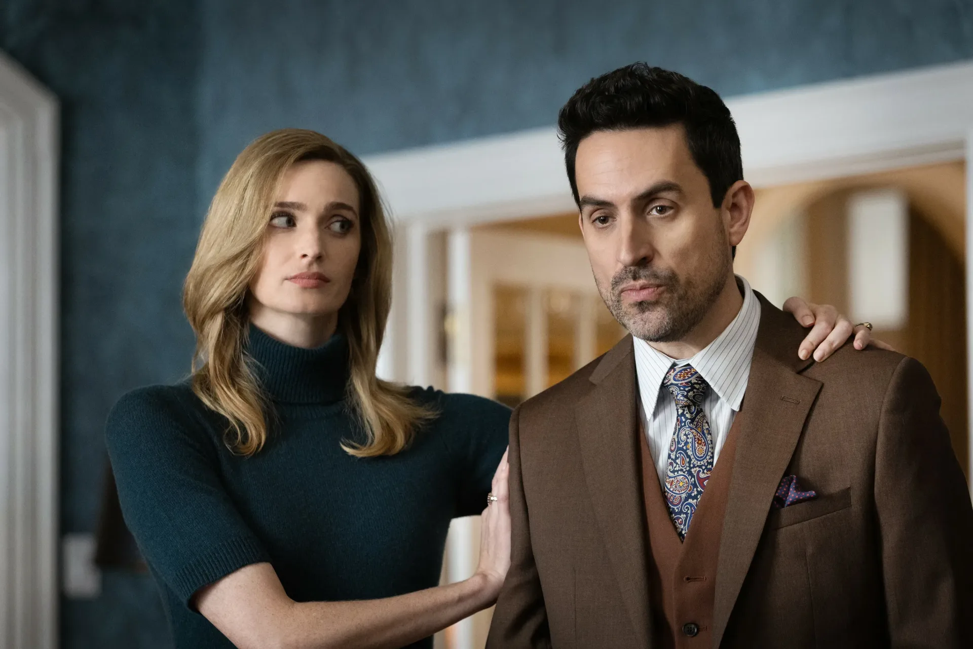 Ed Weeks and Allegra Edwards in CBS vampire sitcom Eternally Yours