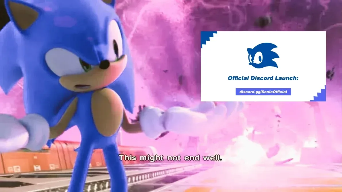 Sonic the Hedgehog official Discord community moderation illustration
