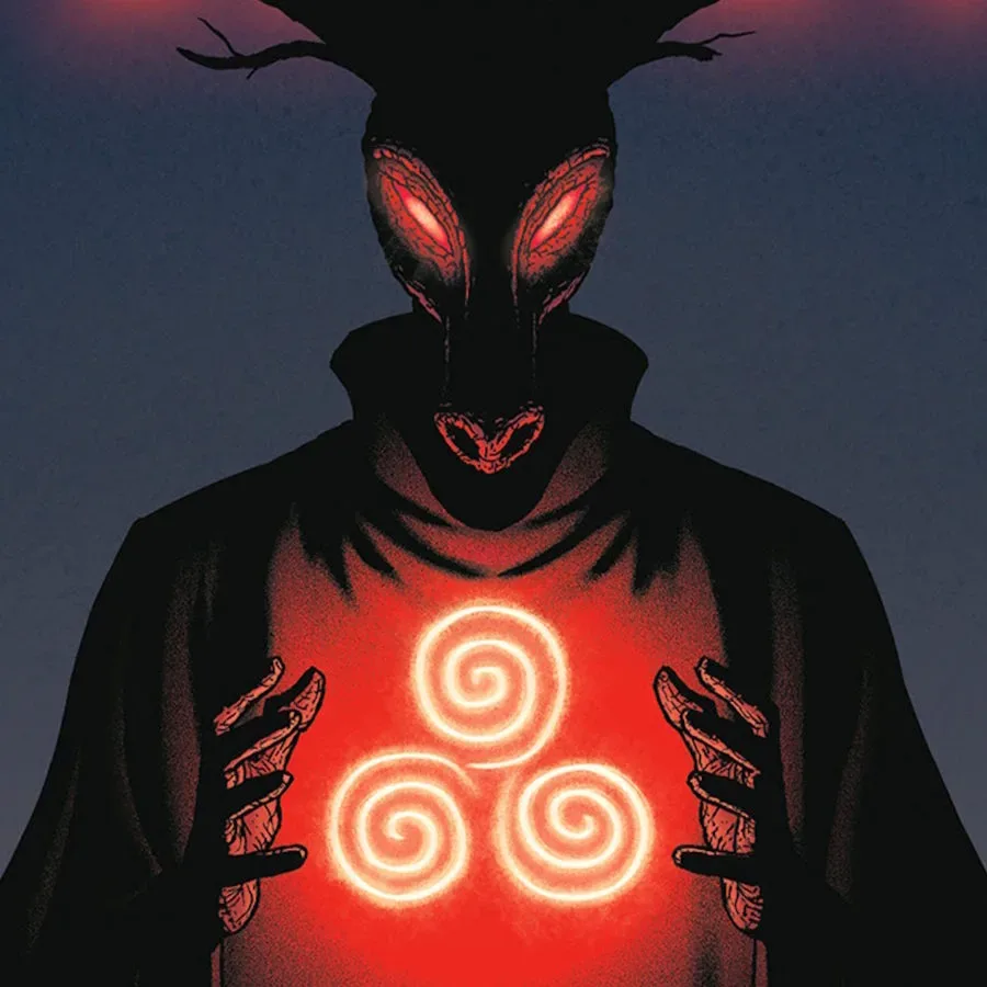 The Heir horror comic cover artwork