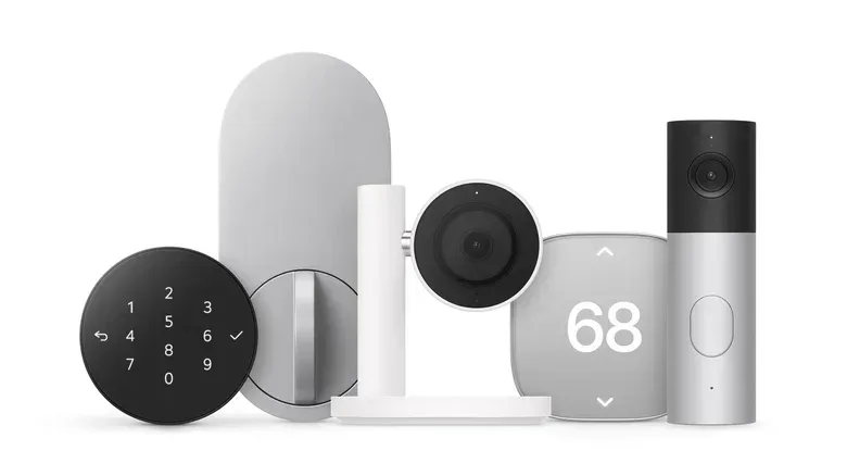 LG outdoor camera with optional floodlight in the Apple Home Collection