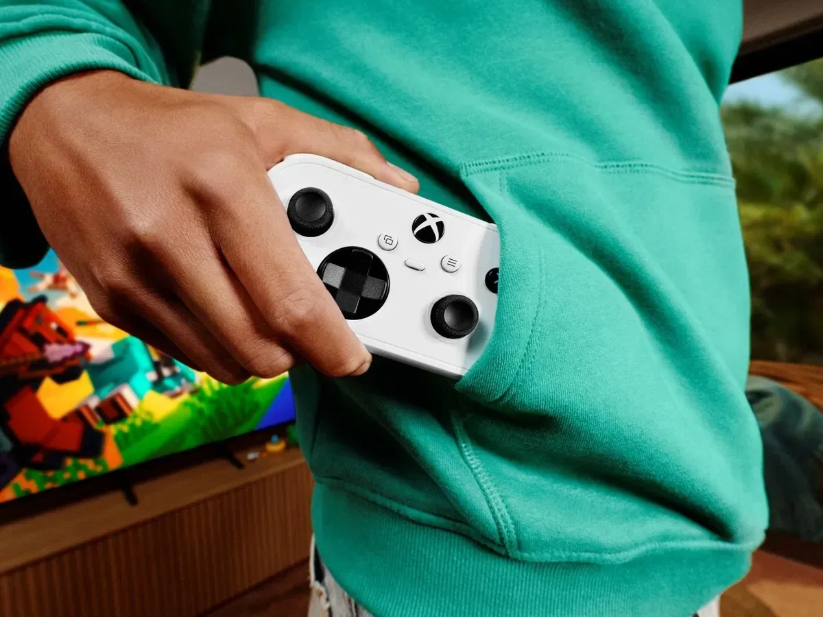 Xbox Nano Controller designed for portable Bluetooth gaming
