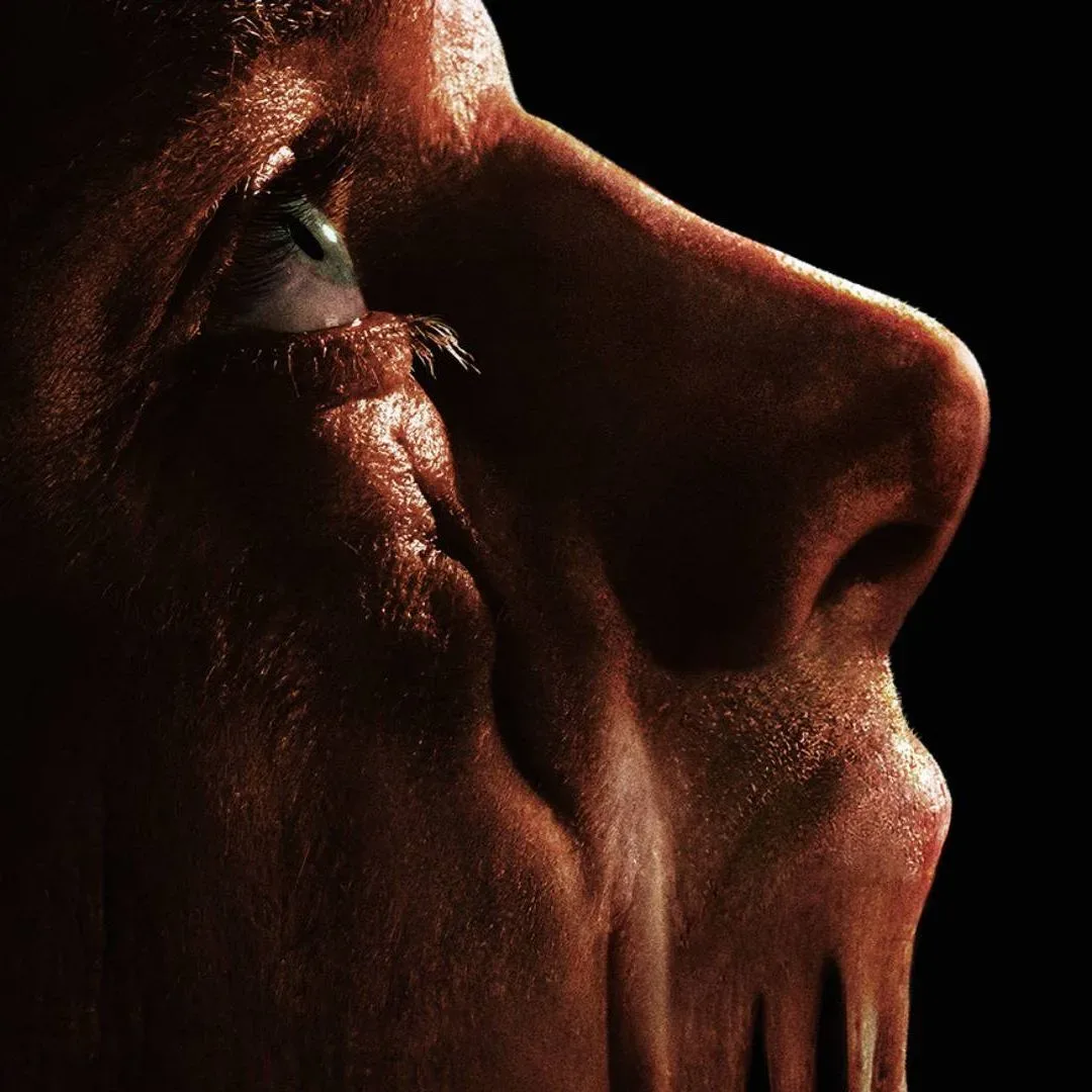 The poster for Clayface, featuring Matt Hagen's (Tom Rhys Harries) melting face