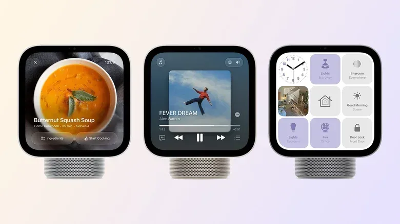Illustration of an iPhone connecting compatible CarPlay apps to Apple HomeView