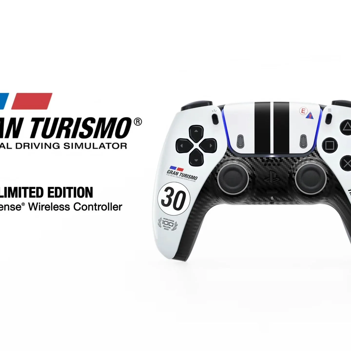 Gran Turismo 7 Limited Edition DualSense shown from the front