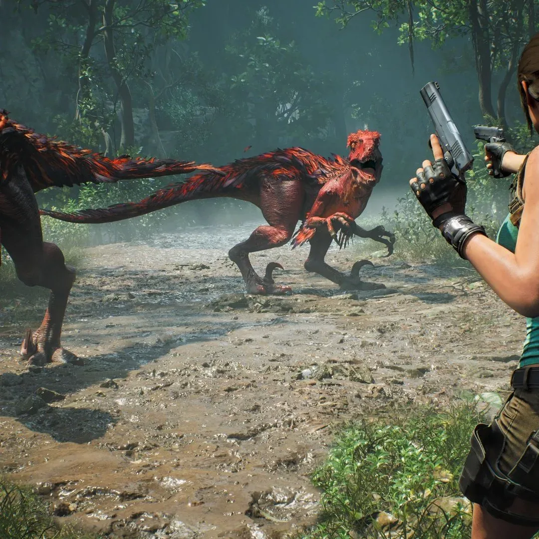 A dramatic ancient vista representing the original Tomb Raider’s memorable locations