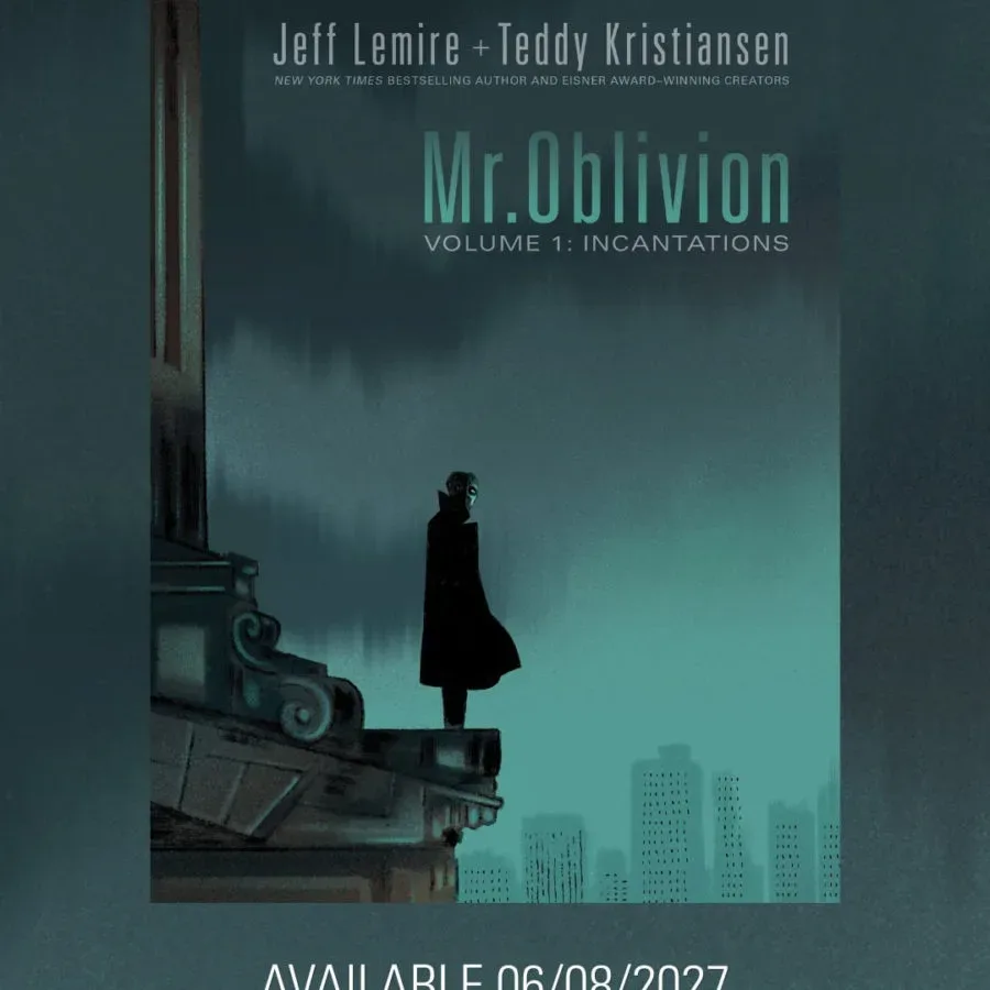 Mr. Oblivion: Jeff Lemire and Teddy Kristiansen’s Occult-Detective Trilogy Begins in 2027