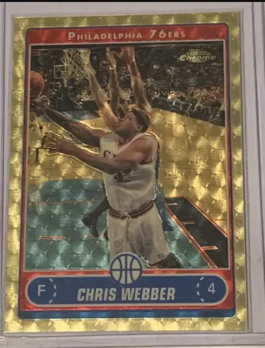 Webber's 2006 Topps Chrome Superfractor sold for $6.6.k in 2023.