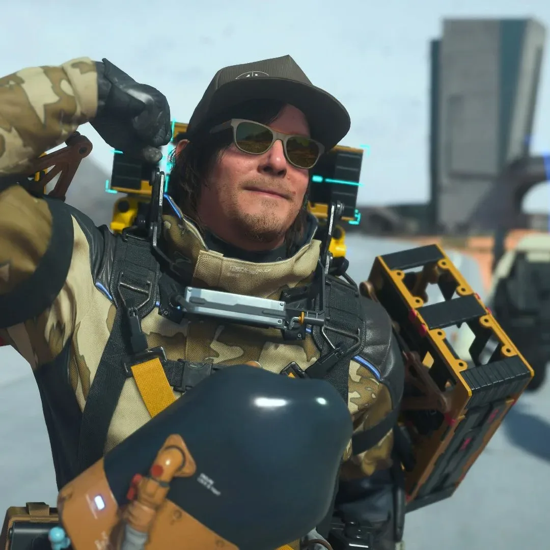 Death Stranding 2 visual scene representing the debate over AI upscaling and artistic intent