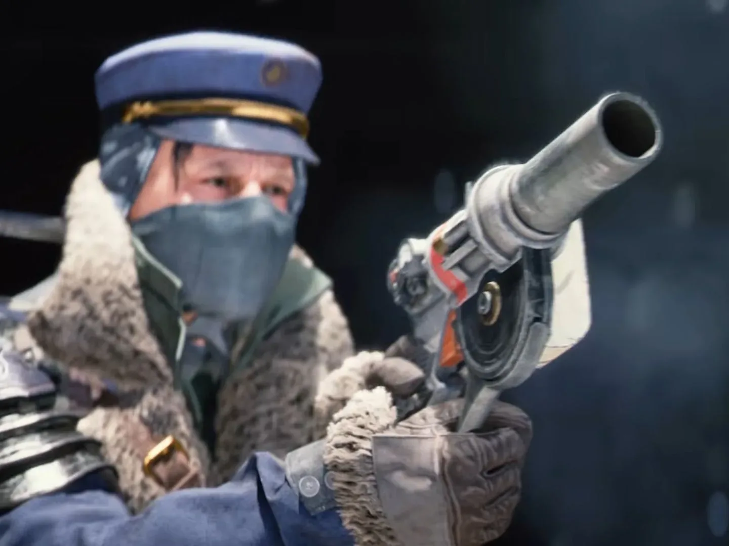 Arc Raiders player holding grenade launcher