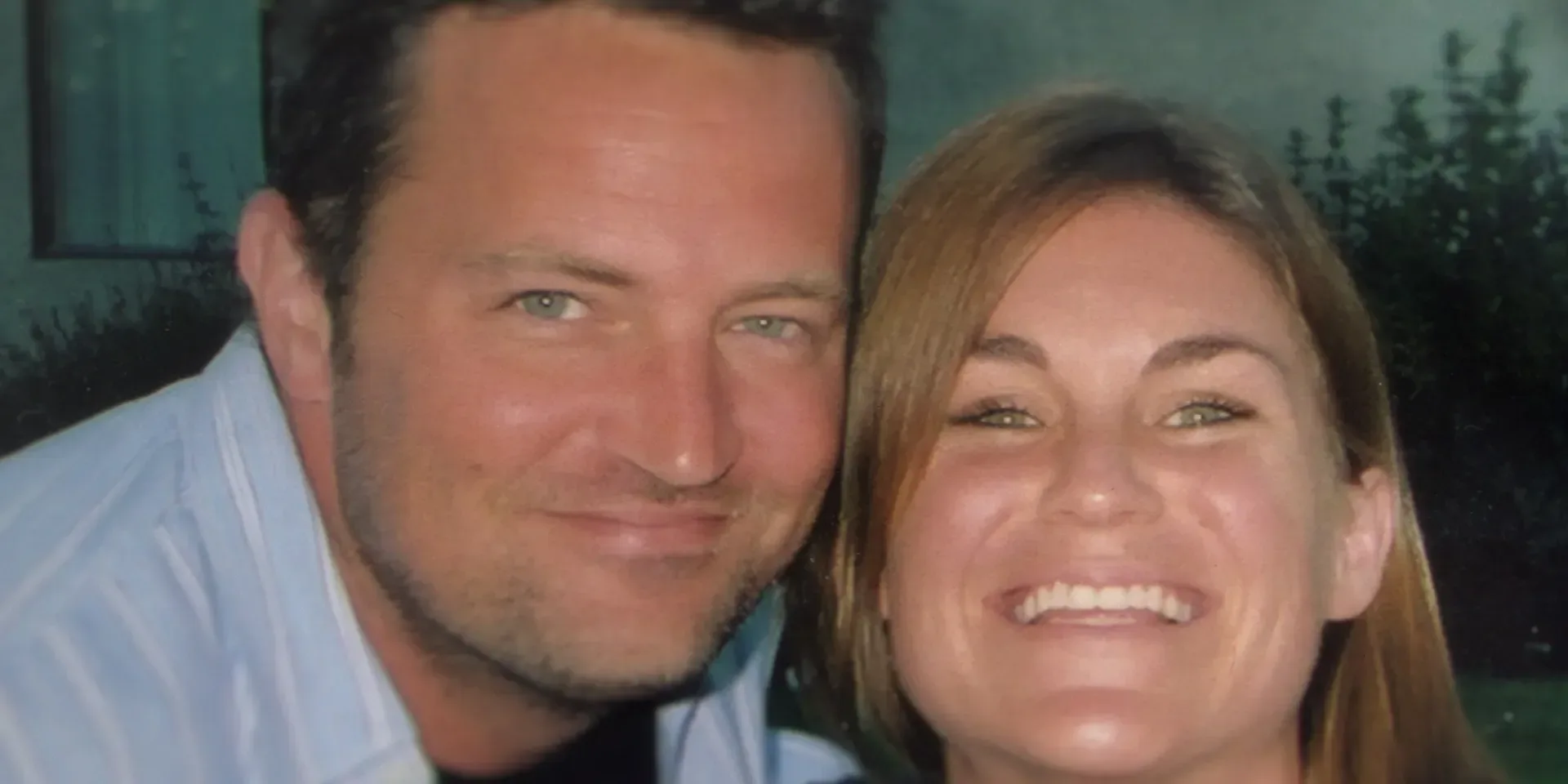 Matthew Perry and his half-sister Mia Perry Bowick in connection with The One About Matthew Perry