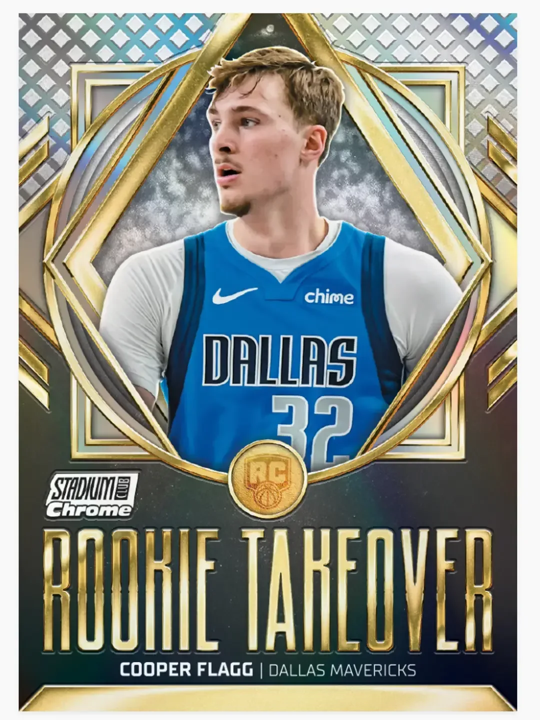 2025-26 Topps Stadium Club Basketball Cooper Flagg Rookie Takeover insert preview