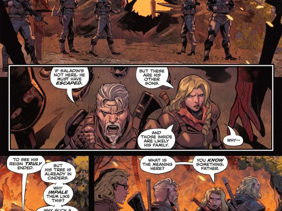 Frey Asvald confronts the conflict at the heart of Kill All Immortals III #1