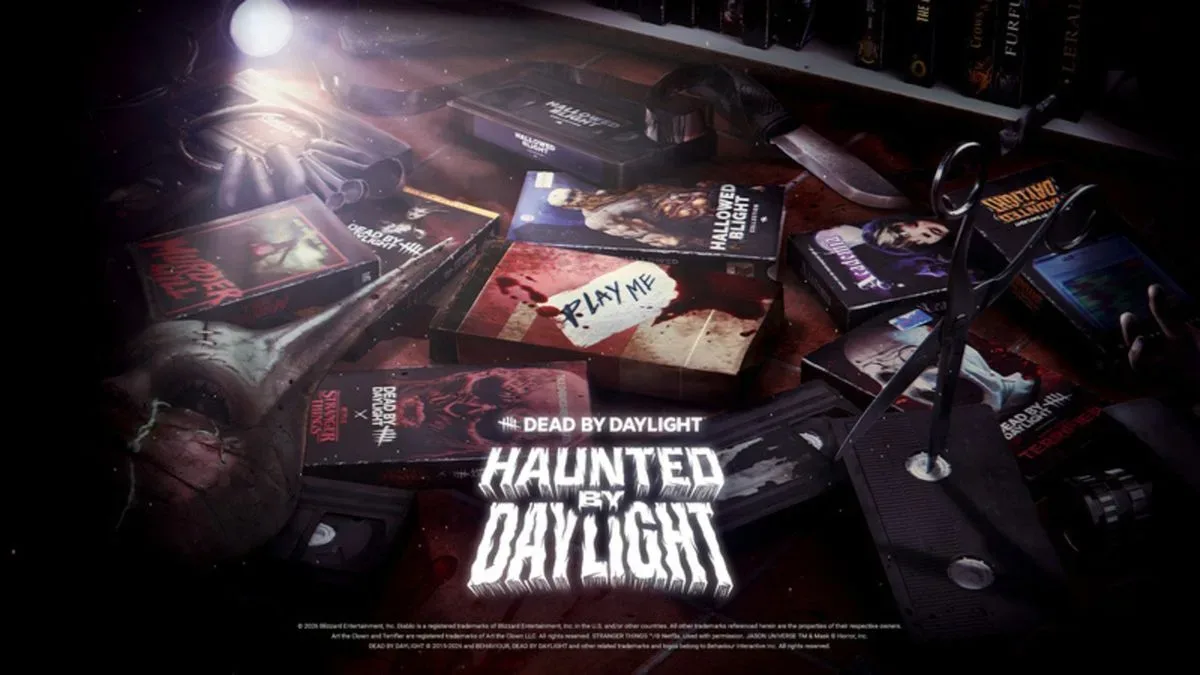 The promotional art for the DBD Haunted by Daylight event.