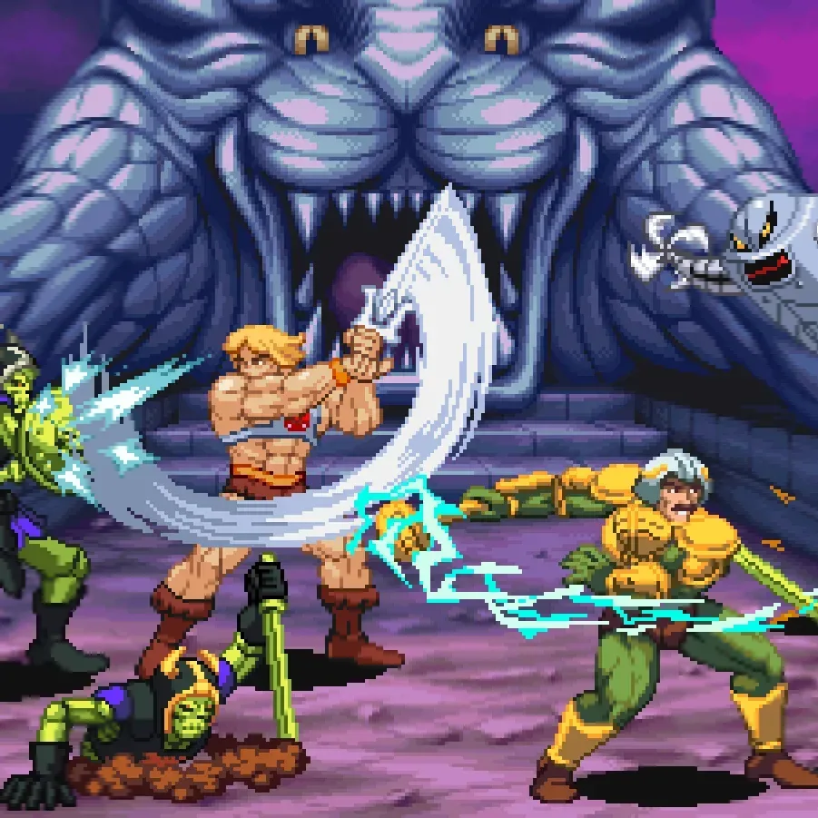 He-Man and the Masters of the Universe: Dragon Pearl of Destruction pixel-art brawler