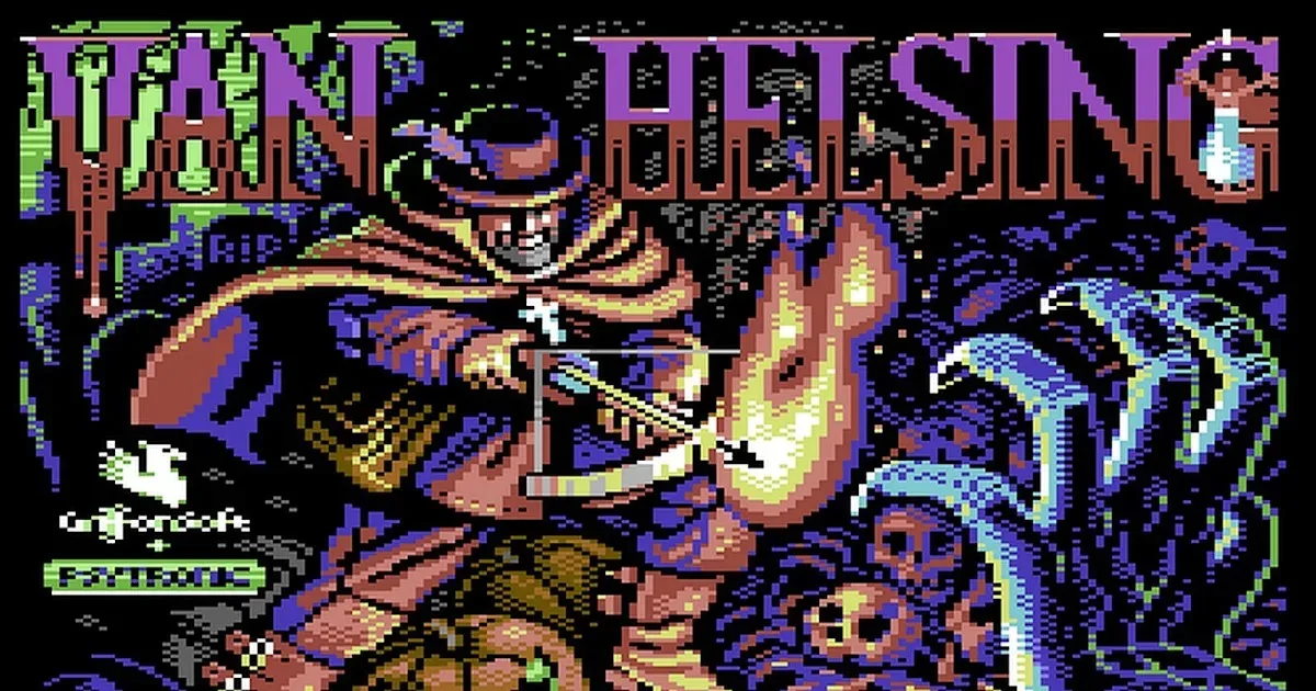 Van Helsing Brings an Eight-Level Gothic Hunt to Commodore 64