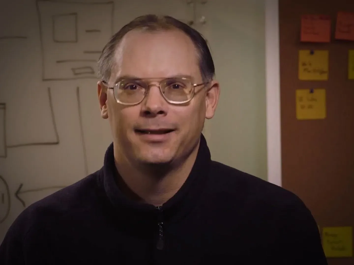 Tim Sweeney in a black jacket
