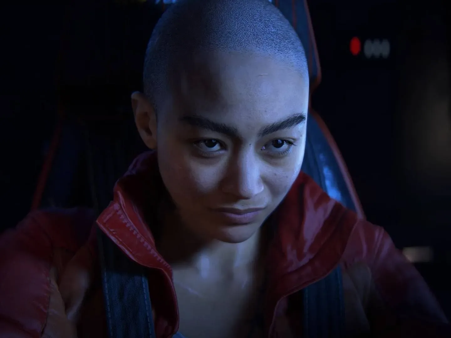 Protagonist Jordan in a screenshot from the reveal trailer for Intergalactic: The Heretic Prophet.