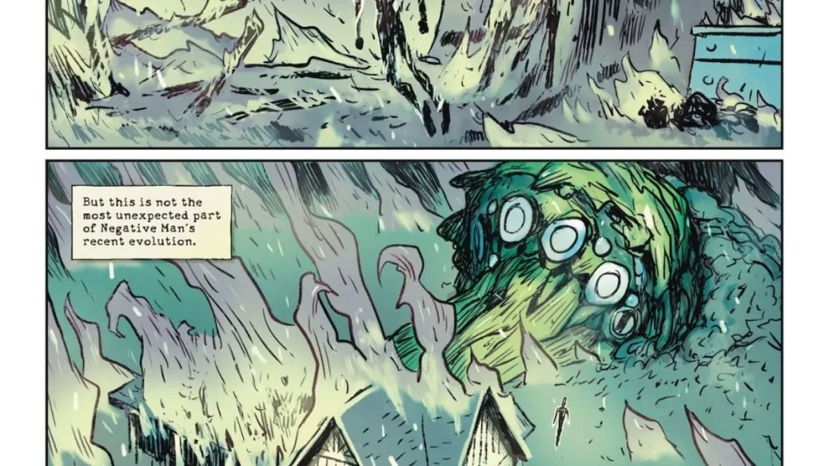 Negative Man explores alien memories in The Doom Patrol #2