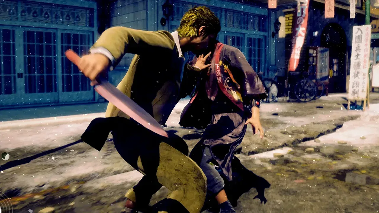 Stranger Than Heaven street-brawler action scene