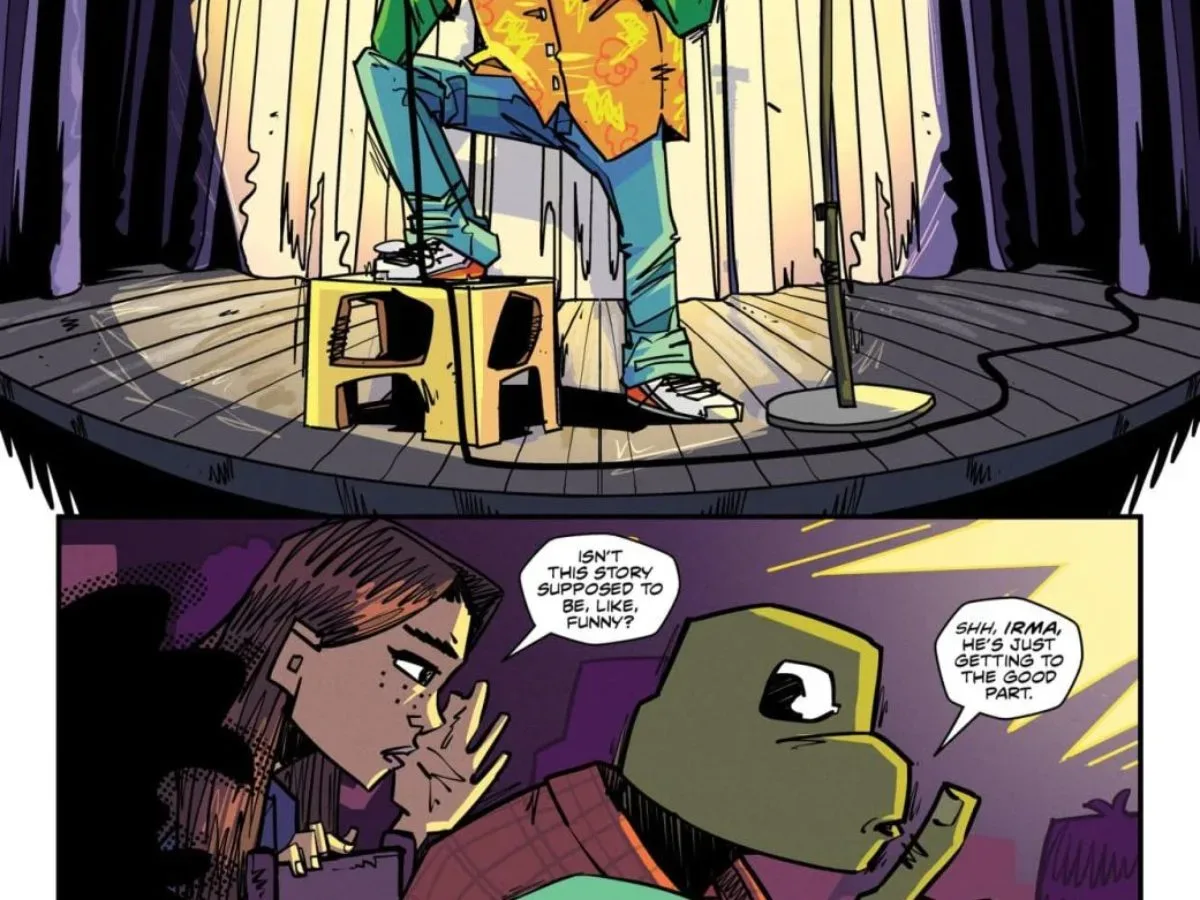 Armaggon threatens the Jersey Shore in Tales of the Teenage Mutant Ninja Turtles Coastal Chaos #2